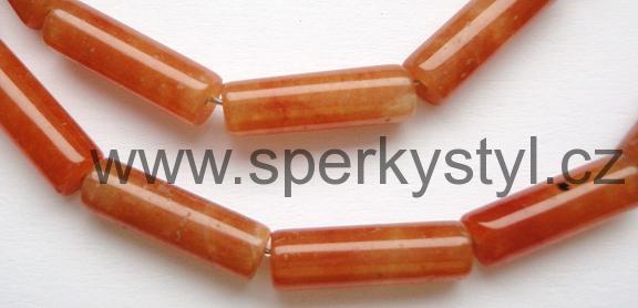 Elegantní náhrdelník z minerálu karneol