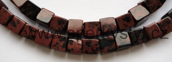 Elegantní náhrdelník z minerálu mahagonový obsidián