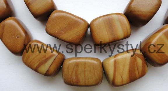 Elegantní náhrdelník z minerálu jaspis