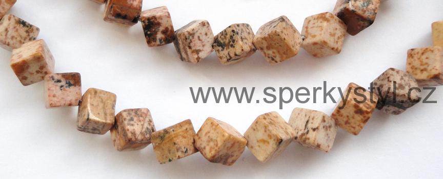 Elegantní náhrdelník z minerálu jaspis