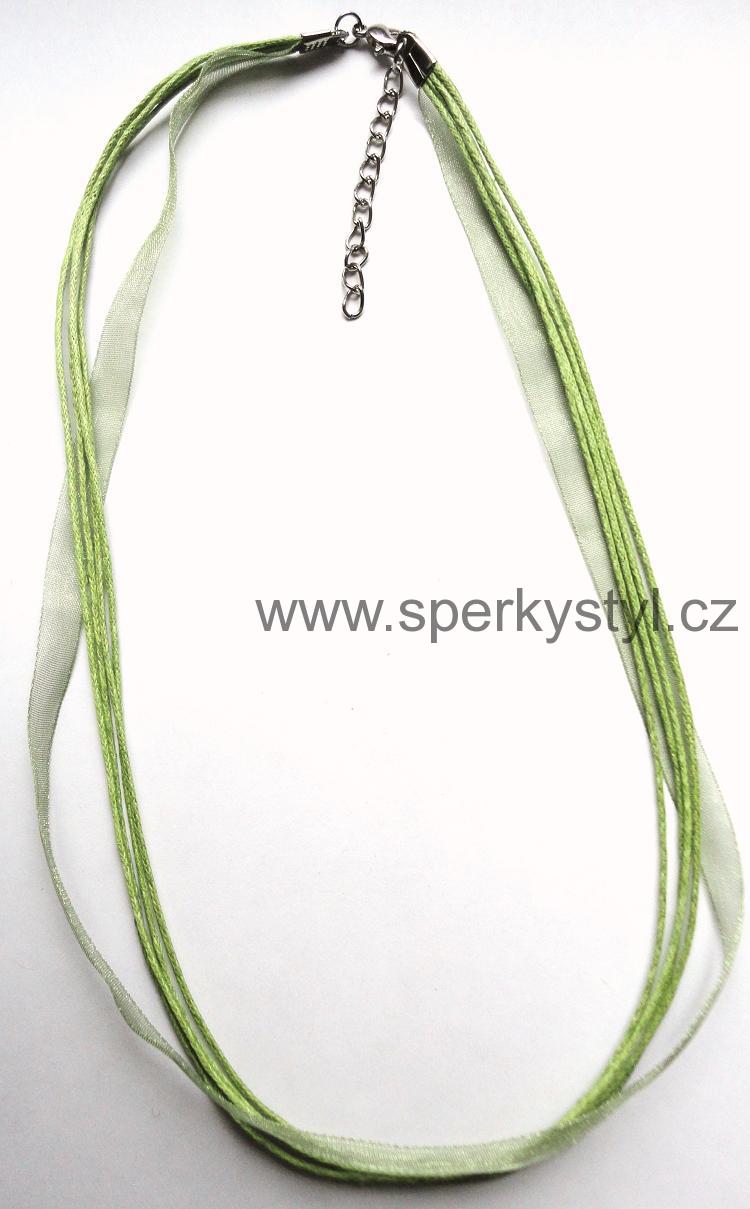 Elegantní stužka - světle zelená