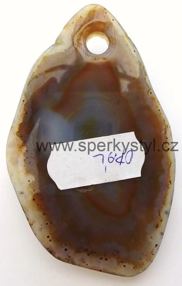 Originální přívěsek ze surového minerálu opál