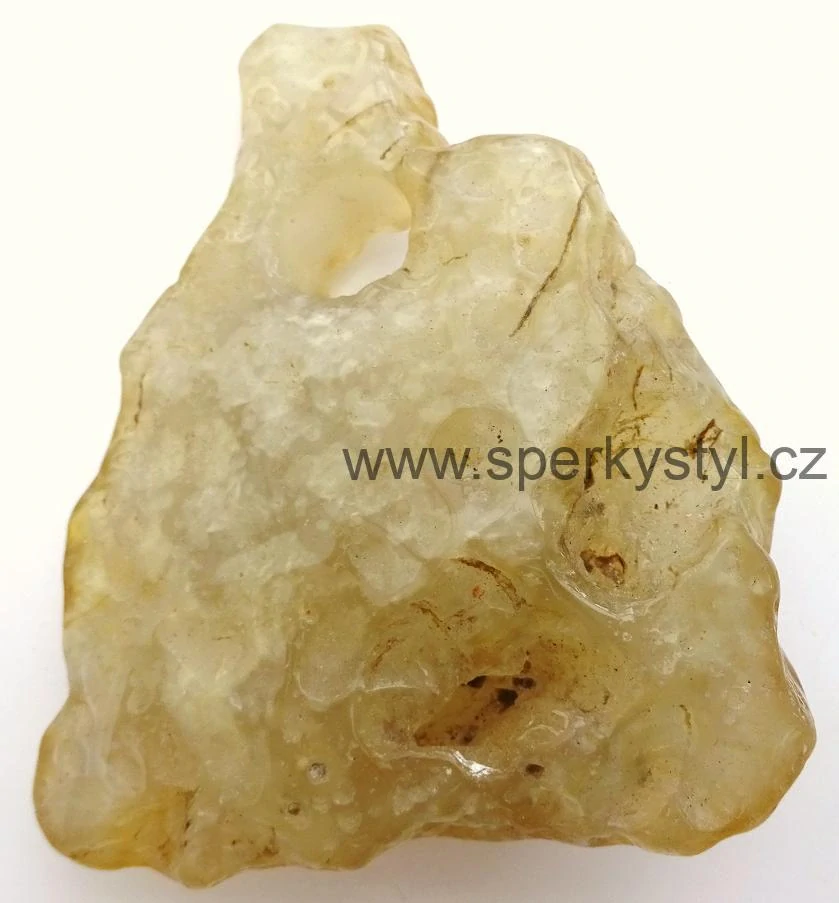 Originální přívěsek ze surového minerálu karneol