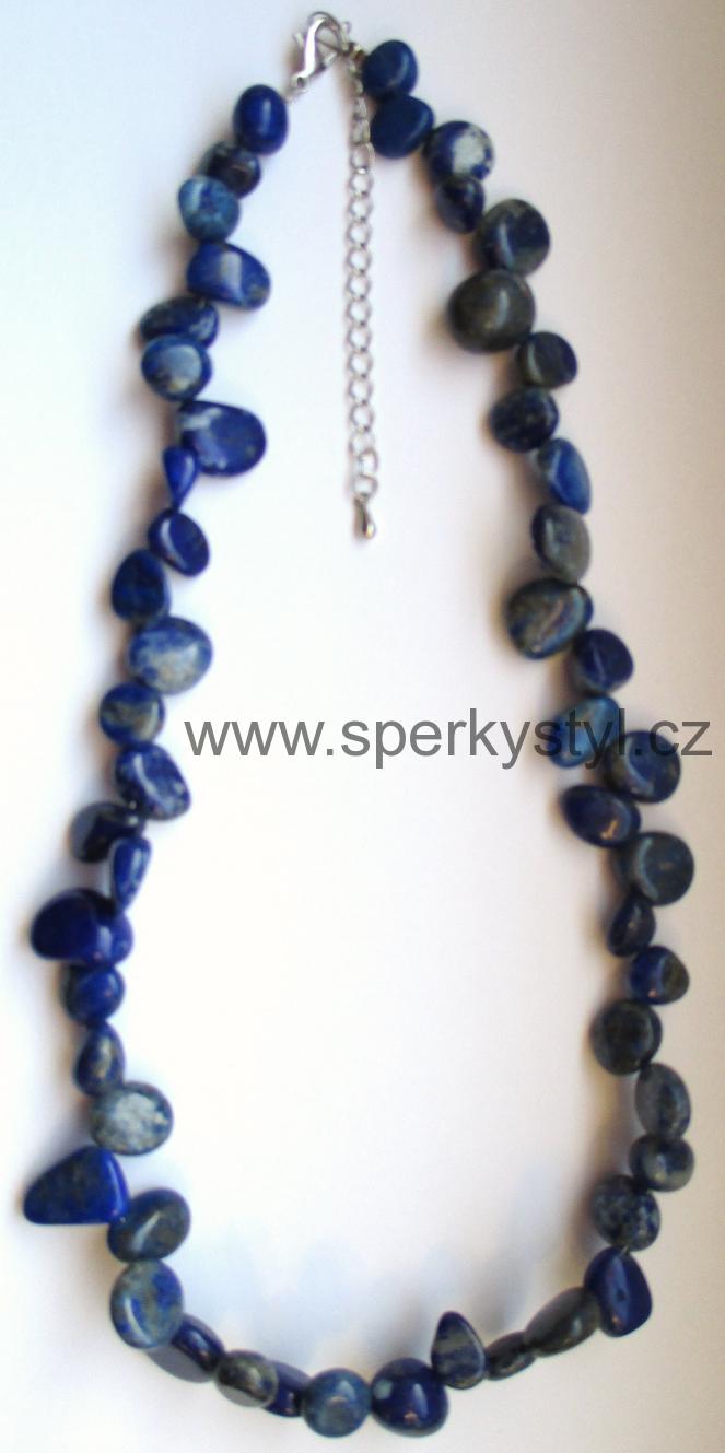 Elegantní náhrdelník z minerálu lapis lazuli