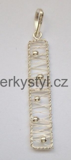 Elegantní stříbrný přívěsek 