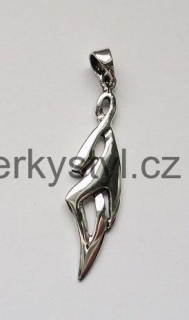 Elegantní stříbrný přívěsek 