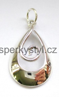 Elegantní stříbrný přívěsek