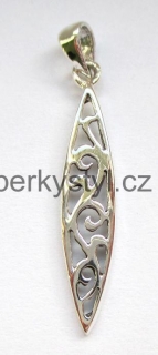 Elegantní stříbrný přívěsek