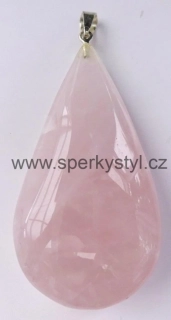 Elegantní přívěsek z minerálu růženín