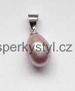Elegantní stříbrný přívěsek s říční perlou
