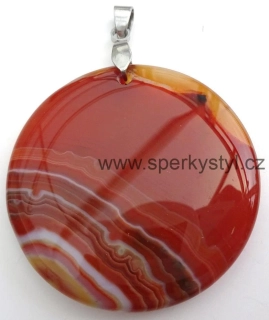 Elegantní přívěsek z minerálu karneol