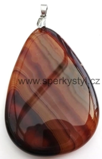 Elegantní přívěsek z minerálu karneol